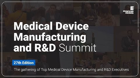 Medical Device Manufacturing and R&D Summit | 3 4 November 2025