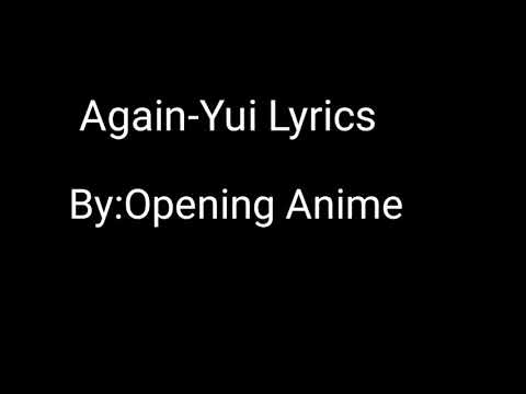 Again-Yui Lyrics