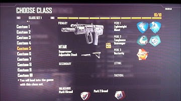 Call Of Duty Black Ops 2: Custom Classes & Stats