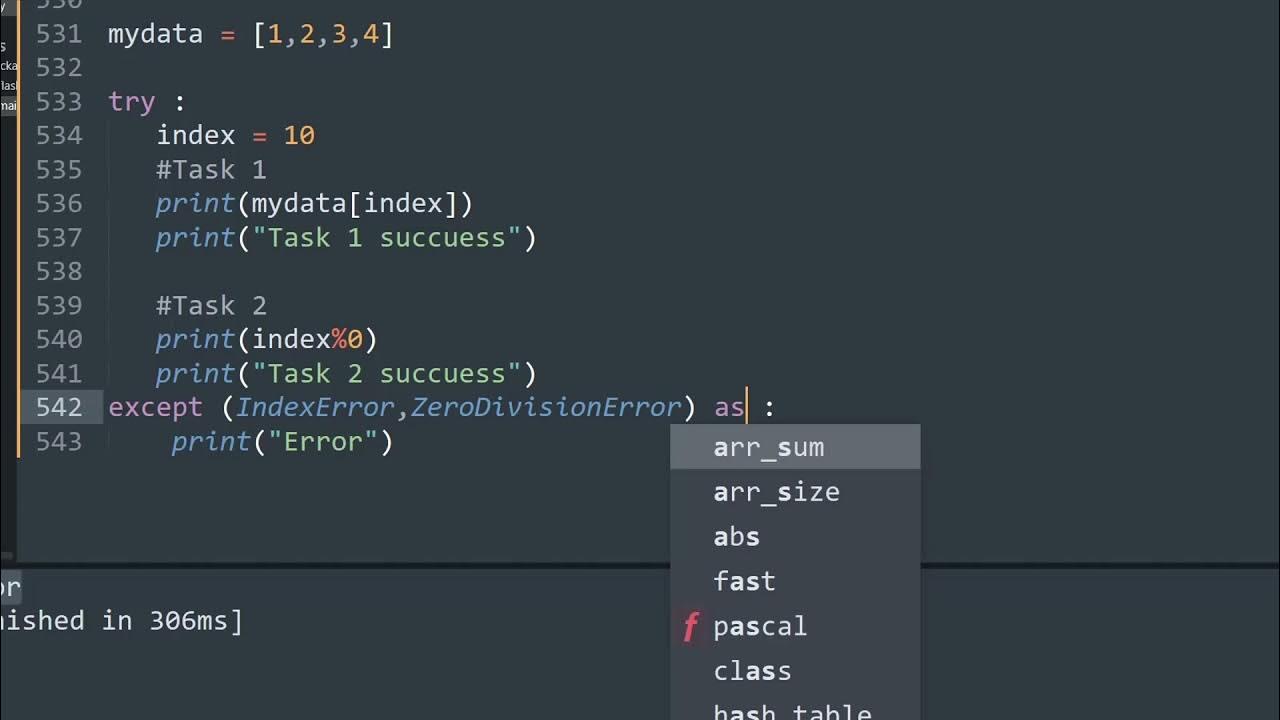 Catch multiple exceptions in one line (except block) YouTube