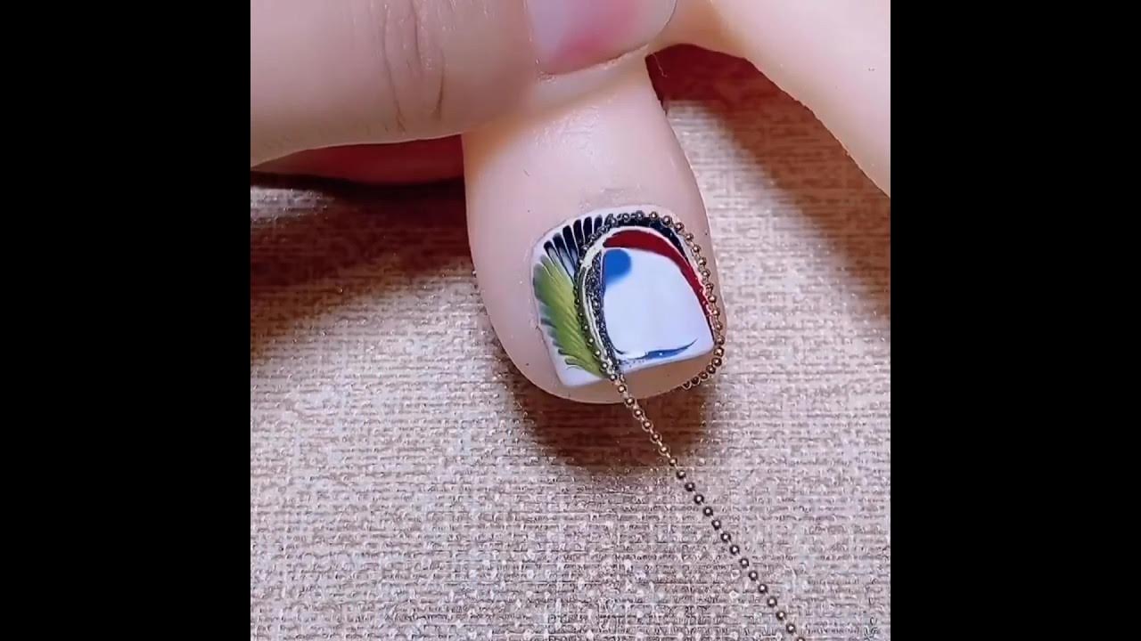 2024 Feet Nail Art Tutorial - wide 9