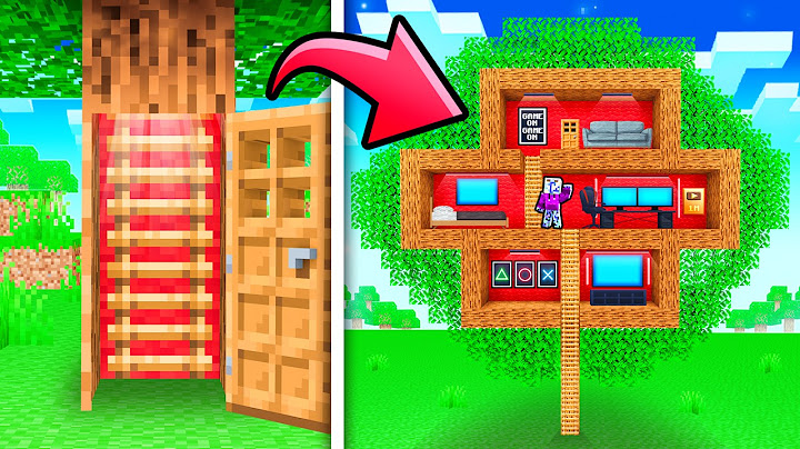 I Built a SECRET Gaming Room in a TREE!