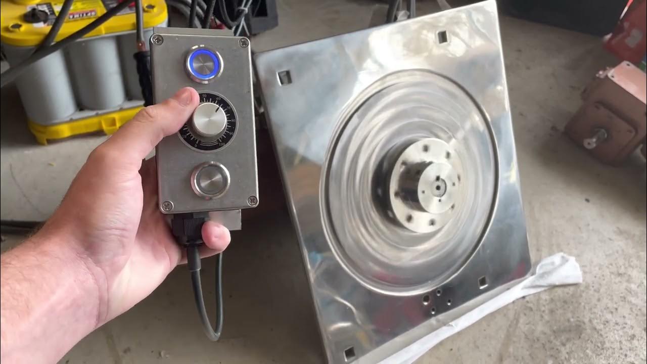 Variable speed electric pot hauler YouTube