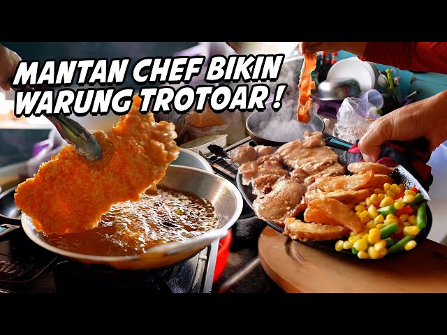 BORONG SEMUA ISI KULKASNYA, MANTAN CHEF BIKIN WARUNG TROTOAR ! class=