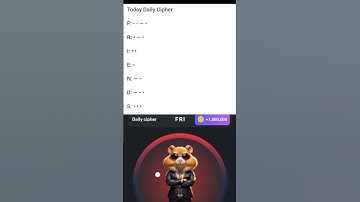16/08/2024 cipher code hamster kombat #cipher #code #decode #quiz #puzzle #hamsterkombat #hamsters