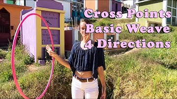 Basic Weave, Cross Points, and Four Directions - Beginner Hula Hooping Weave Directions!