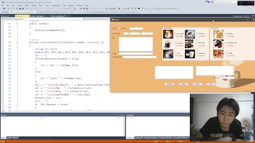 Visual Studio c# โปรแกรมร้านกาแฟ(CofeeCafa)