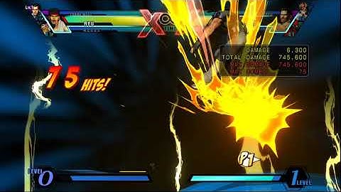 UMVC3 Denjin Ryu combo with Balloon Bomb