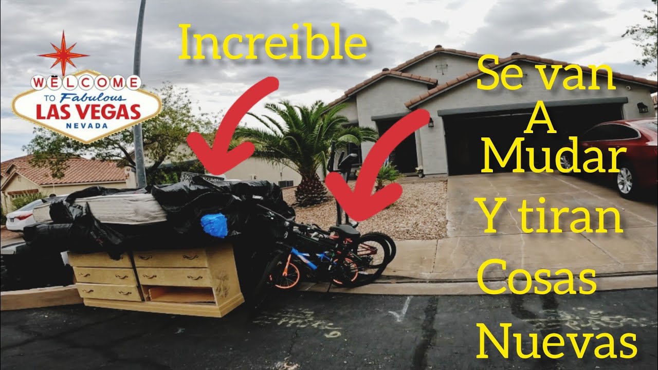 Lo que tiran en USA Las Vegas #289 un señor me regalo antiguedas de su mama.