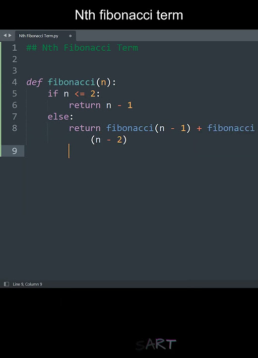 Nth fibonacci term in Python | Python Examples | Python Coding Tutorial ...