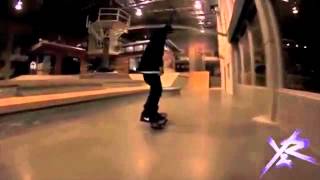 Yelawolf skating at the Fantasy Factory