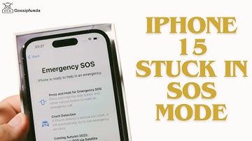 iPhone 15 stuck in SOS mode- How to fix?