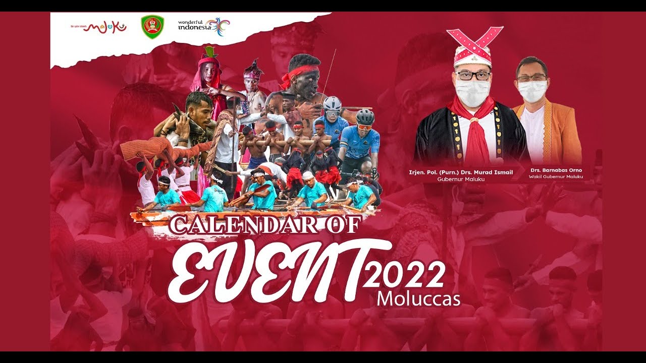 Calendar Of Event 2022 Moluccas YouTube