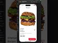 Smooth Flutter Food App Animation – Mobile UI