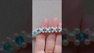 Diy women bracelet tutorial #shorts  #diyjewelry #easybeading #beadsbracelet #beading #jewelrymaking