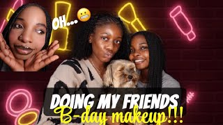 Doing My Friend's B-Day Makeup!!!! Epic Fail!!!!!