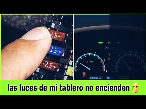 Por qué Las luces del tablero de mi carro no encienden?