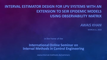 Interval Estimator Design for LPV Systems with an Extension to SEIR Epidemic Models