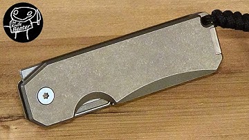 BIG IDEA DESIGN Ti Utility Knife Review and Disassembly