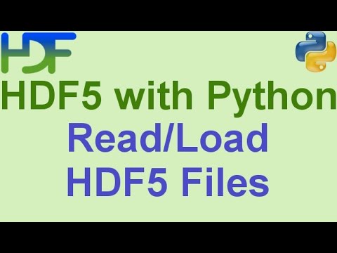 410  HDF5 with Python How to Read HDF5 Files