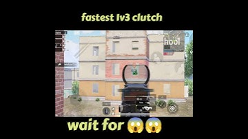 Unbelievable: Fastest 1v3 Clutch in BGMI #shots #ytshorts #viral