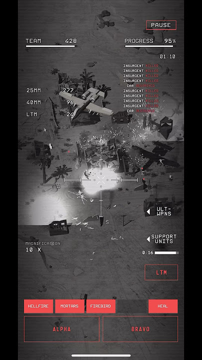 Goliath Ac130 Gunship-A10 Warthog killing insurgents
