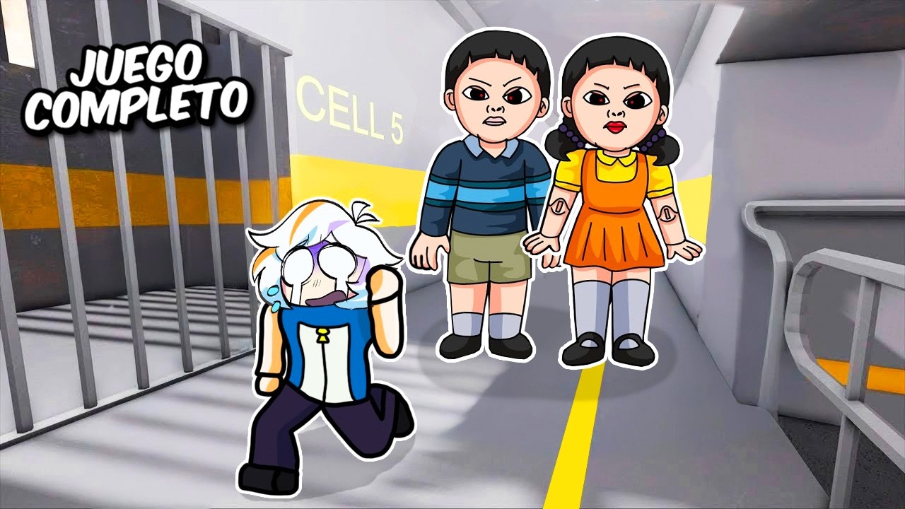 ESCAPA DE LA PRISION DE LOS JUEGOS DEL CALAMAR 3 COMPLETO (SQUID GAME BARRY'S PRISON RUN ROBLOX)