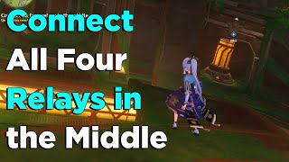 Connect All Four Relays In The Middle Activate The Relay Sumeru Complete Guide Genshin Impact