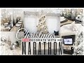 Modern Christmas Decoration Ideas 2022 | White + Black Christmas Home Decor | Holiday Idea Marathon
