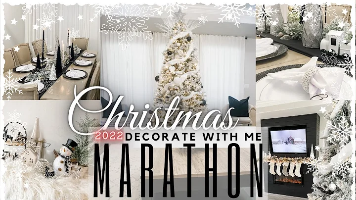 Modern Christmas Decoration Ideas 2022 | White + B...
