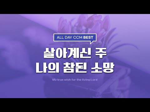 ALL DAY CCM BEST 살아 계신 주 나의 참된 소망 My True Wish For The Living Lord