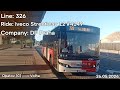 Line: 326 Ride: Iveco Streetway 12 Company: DP Praha to Volha