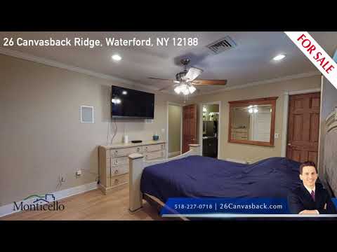 26 Canvasback Ridge, Waterford, NY home video tour