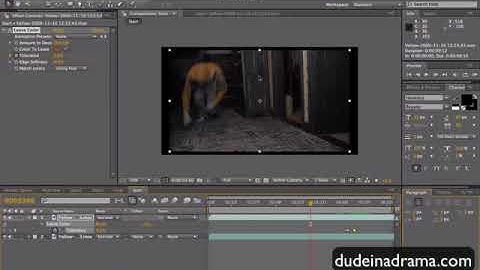 Sin City style video effect: After Effects tutorial. Part 1