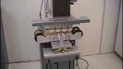 microPrint MS-250 4 color Pad printer with pad slide