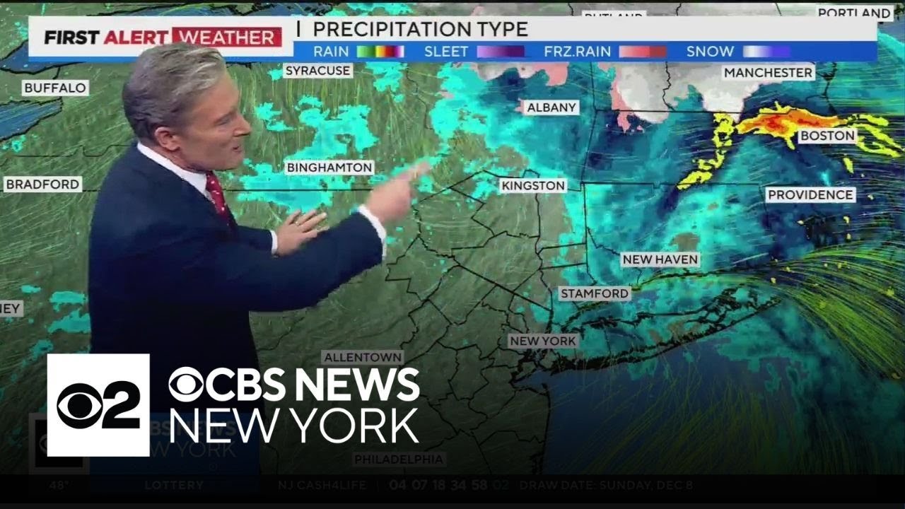 First Alert Weather: Cloudy, more rain Tuesday in NYC - 12/9/24 - YouTube