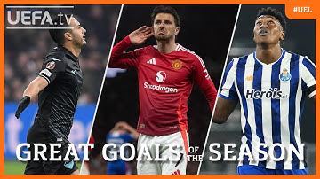 2024/25 Europa League Great Goals of the Season | Pedro, Mount, Samu...