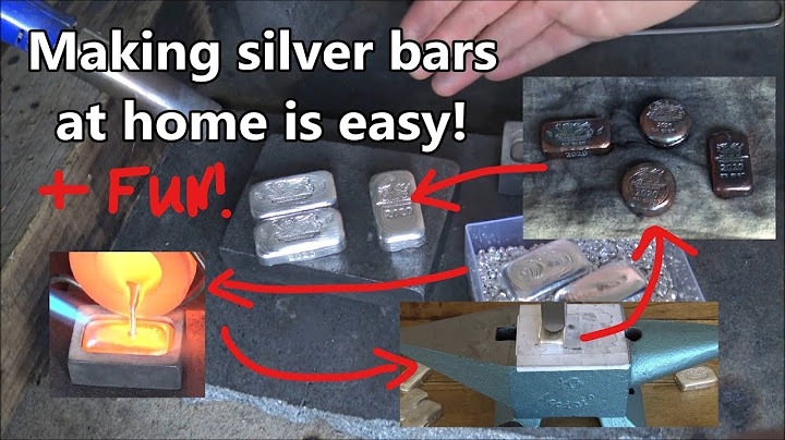 How I make my SILVER BARS and ROUNDS at home!