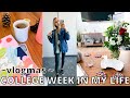 COLLEGE WEEK IN MY LIFE // Vlogmas Days 1-4 // finals week, being productive, baking, and coffee
