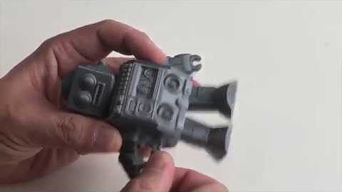 Foldable robot mini D - how to fold and work