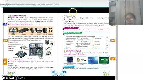 Computer for class 3 :  chapter 1: Introduction To Computers - part 2
