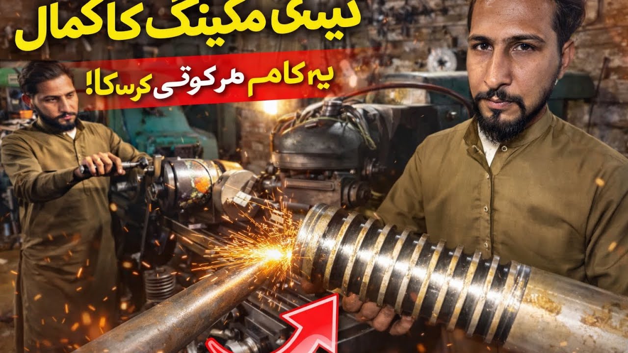 How to cut thread on a manual milling machine 