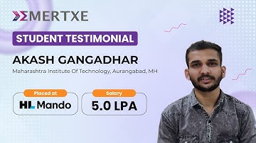 Learn Embedded Systems from Scratch with Emertxe’s | Akash Placed at HL Mando