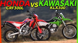 Kawasaki KLX300 VS Honda CRF300L  Dirt Bike Magazine