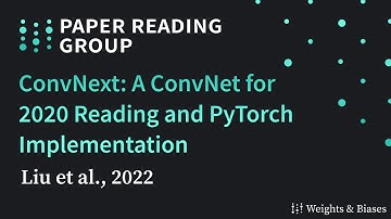 Paper Reading Group: ConvNext
