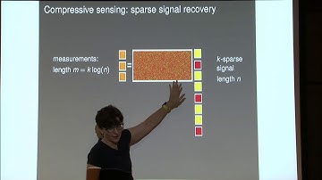 Sparse matrices in sparse analysis - Anna Gilbert