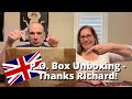 Unboxing parcel from the uk  richards 2024 box 3