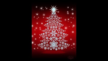 Snow Crystals Tree | Christmas Tree | Digital painting Time-lapse | Autodesk Sketchbook