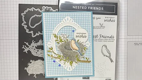 Stampin Up! Nested Friends Birthday Card Tutorial