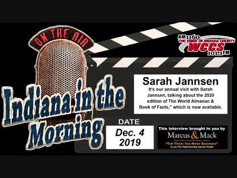 Indiana in the Morning Interview: Sarah Jannsen (12-4-19)